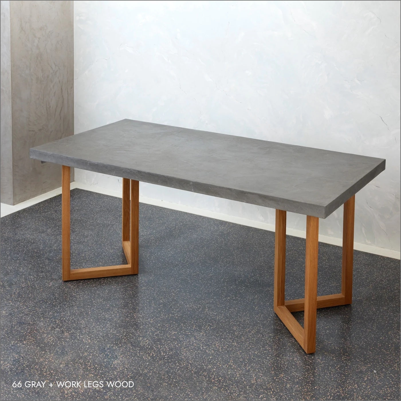 COLOR'U:MORTEX DINING TABLE with WORK LEGS WOOD コロル モールテックス ダイニングテーブル