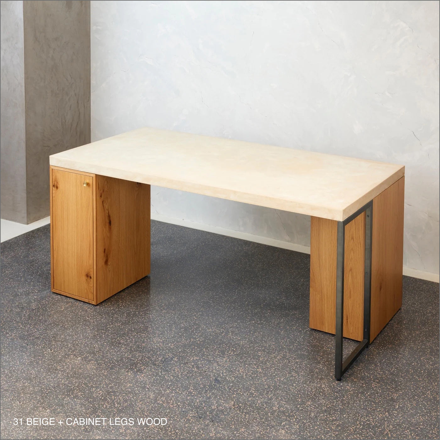 COLOR'U:MORTEX DINING TABLE with CABINET LEGS WOOD コロル モールテックス ダイニングテーブル