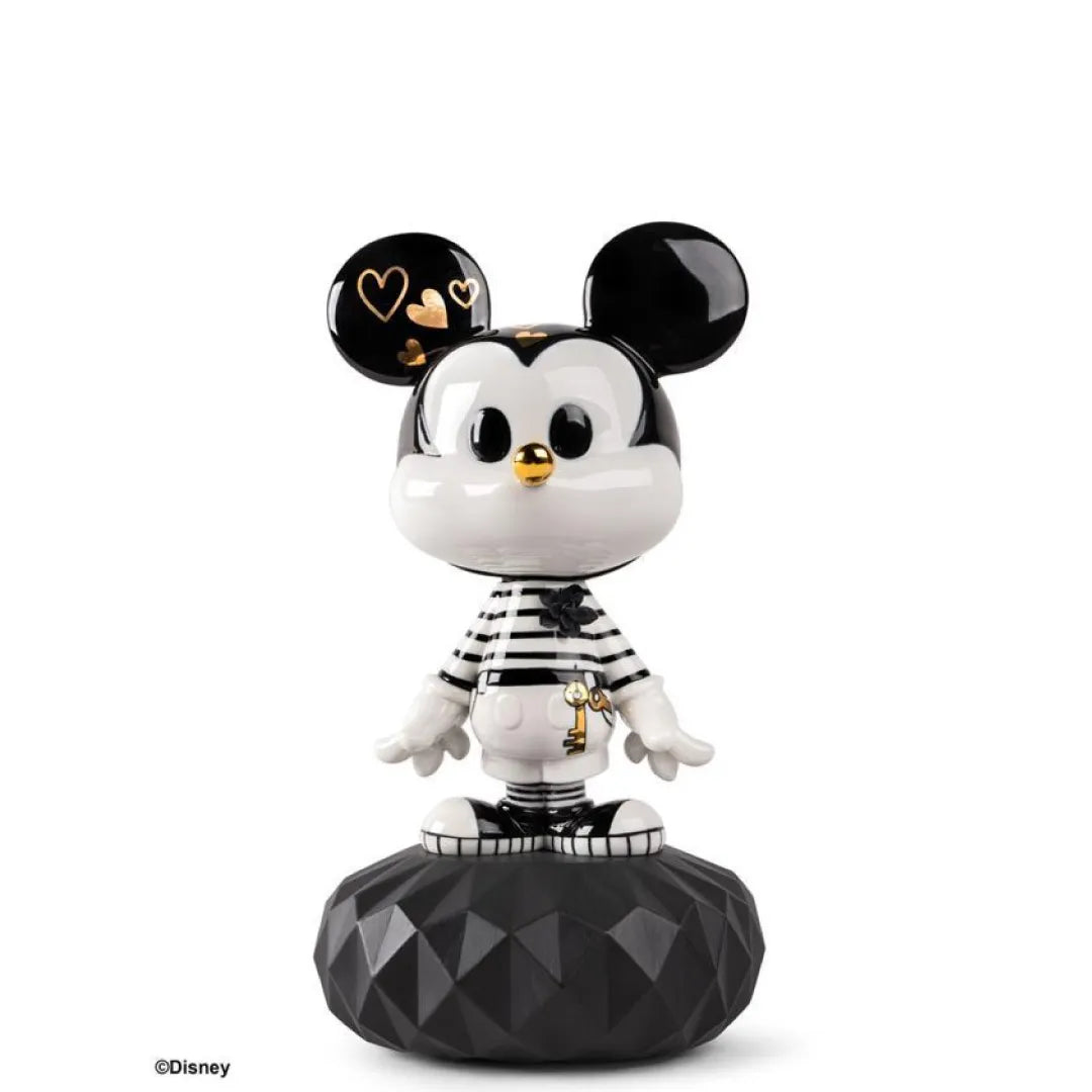 LLADRO:MICKEY MOUSE-Black&White リヤドロ ミッキーマウス