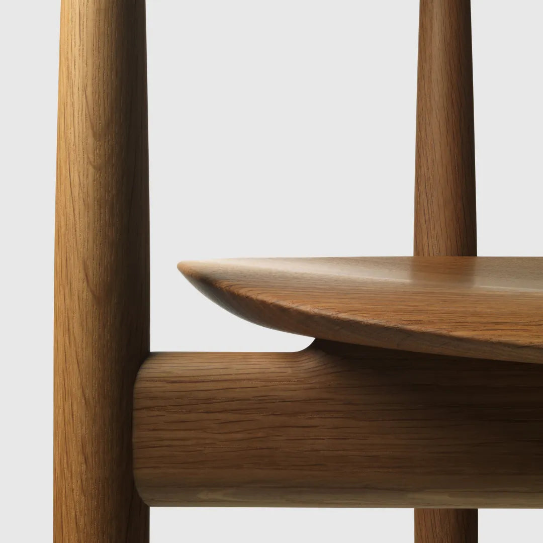 Miau Armchair WN(wooden seat)