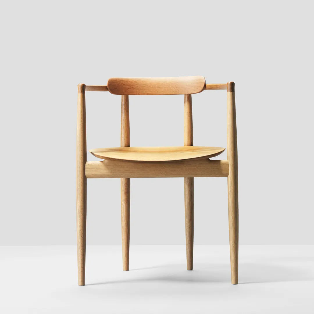 Miau Armchair WN(wooden seat)