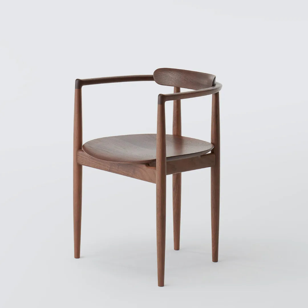 Miau Armchair WN(wooden seat)