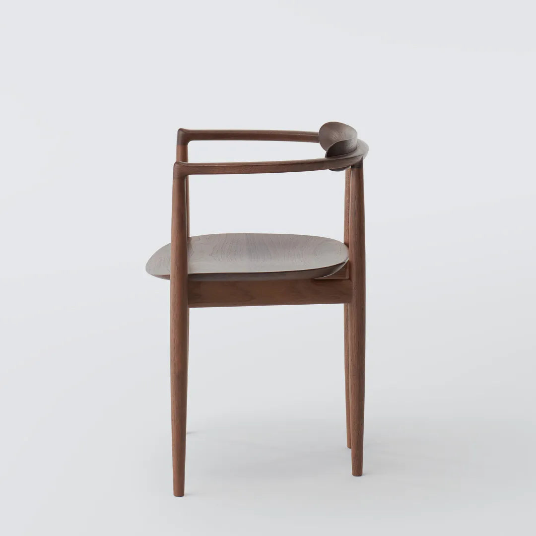 Miau Armchair WN(wooden seat)