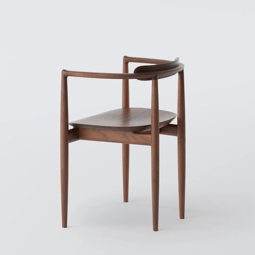 Miau Armchair WN(wooden seat)