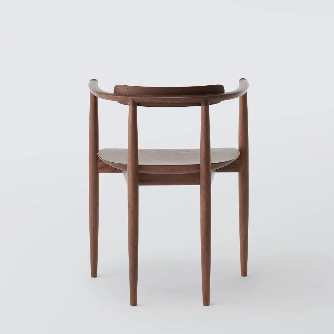 Miau Armchair WN(wooden seat)
