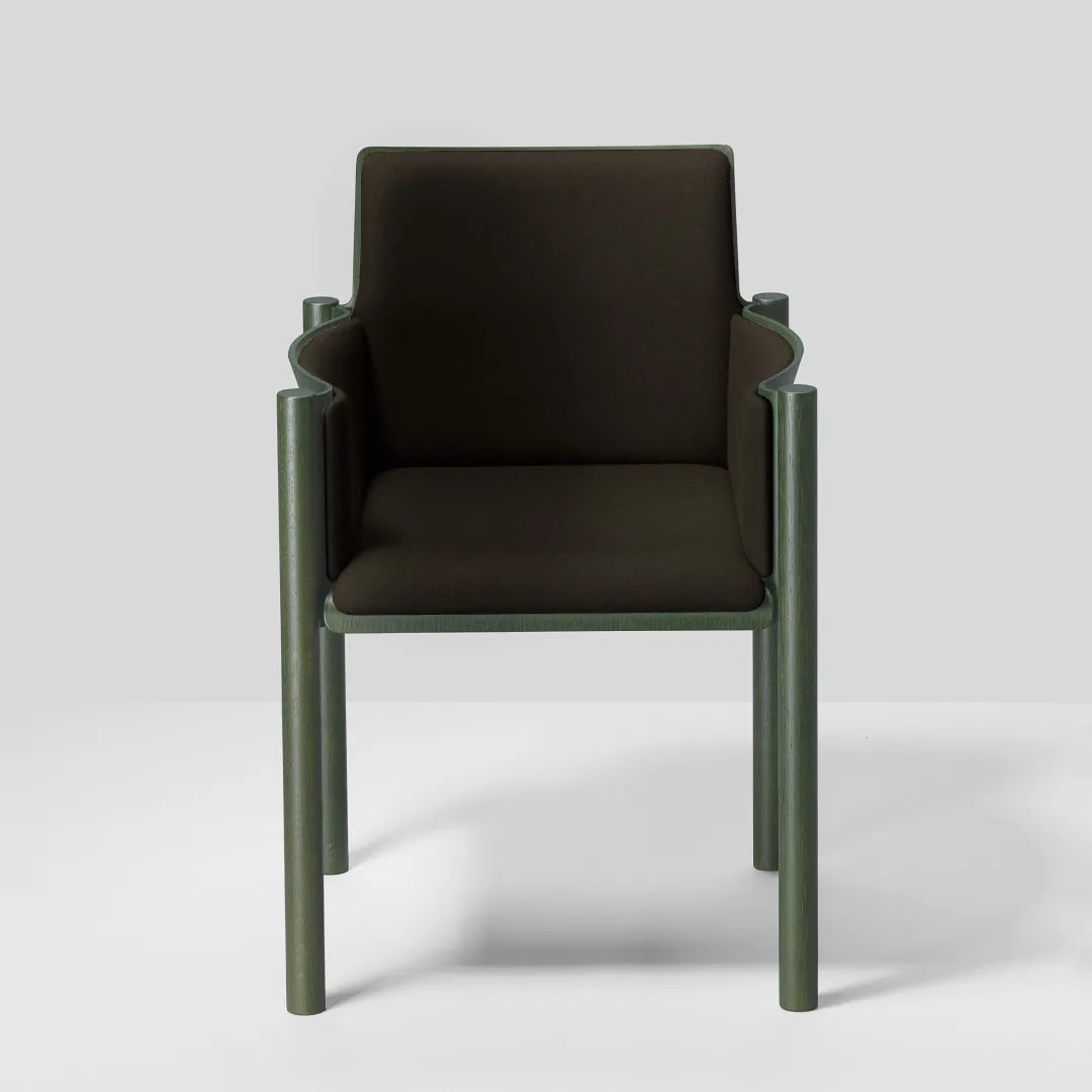 KOYORI:Kawara Armchair BG コヨリ カワラ アームチェア グリーン