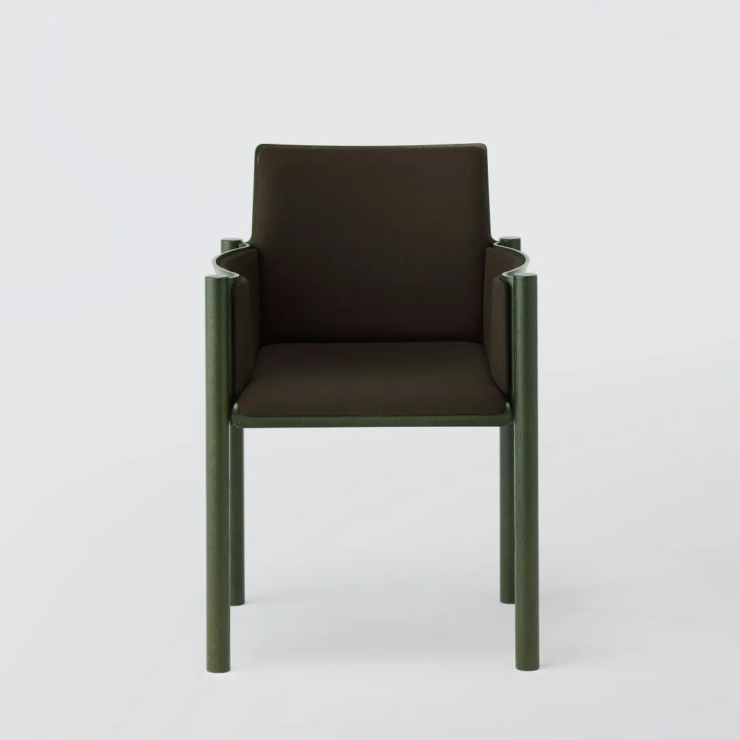 KOYORI:Kawara Armchair BG コヨリ カワラ アームチェア グリーン