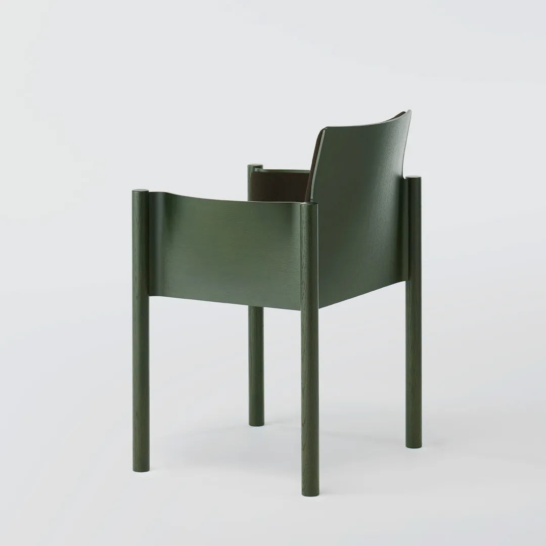 KOYORI:Kawara Armchair BG コヨリ カワラ アームチェア グリーン