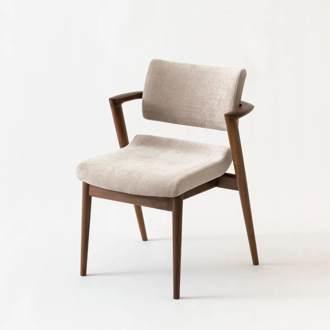 SEOTO-EX Semi Armchair WN(upholstered seat)