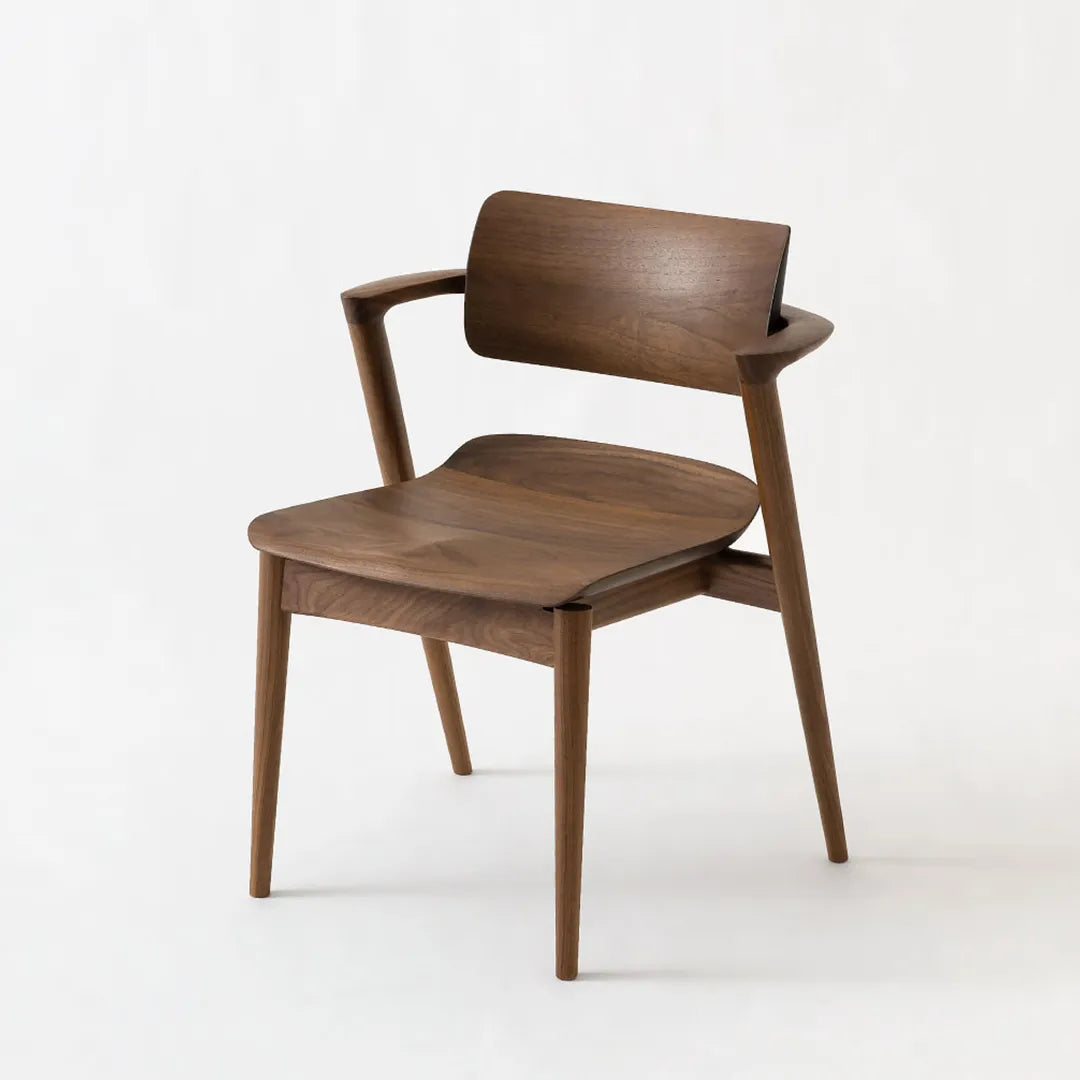 SEOTO-EX Semi Armchair WN(wooden seat)