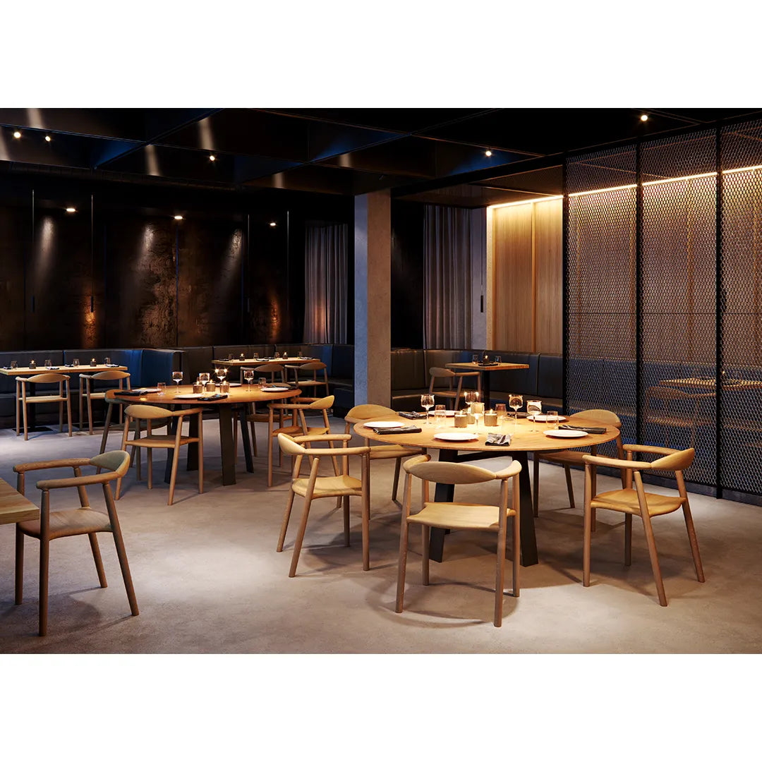 KOYORI:Musubi Armchair OK コヨリ ムスビ アームチェア ナチュラル/オーク