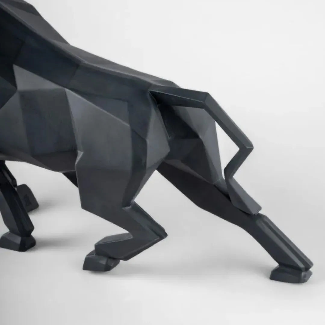 LLADRO:Origami-Bull BK リヤドロ アートフィギュア 折り紙/ウシ