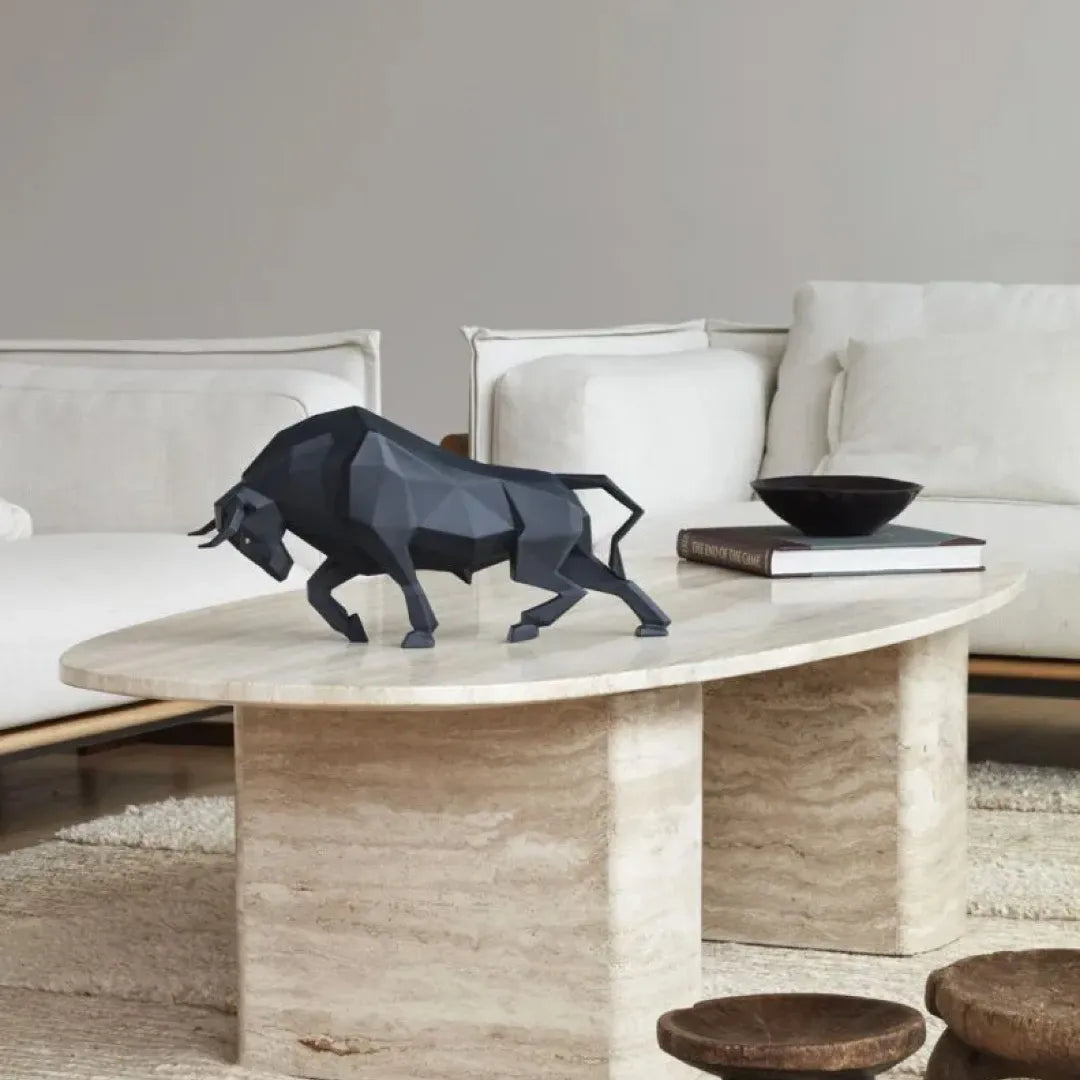 LLADRO:Origami-Bull BK リヤドロ アートフィギュア 折り紙/ウシ