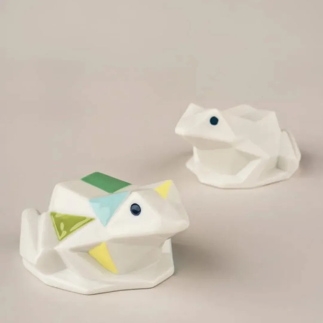 LLADRO:Origami-Frog リヤドロ アートフィギュア 折り紙/カエル