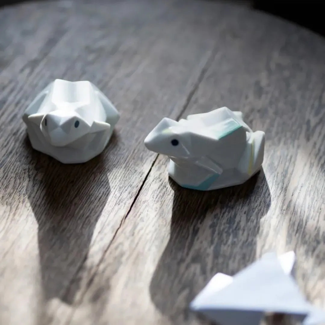 LLADRO:Origami-Frog リヤドロ アートフィギュア 折り紙/カエル