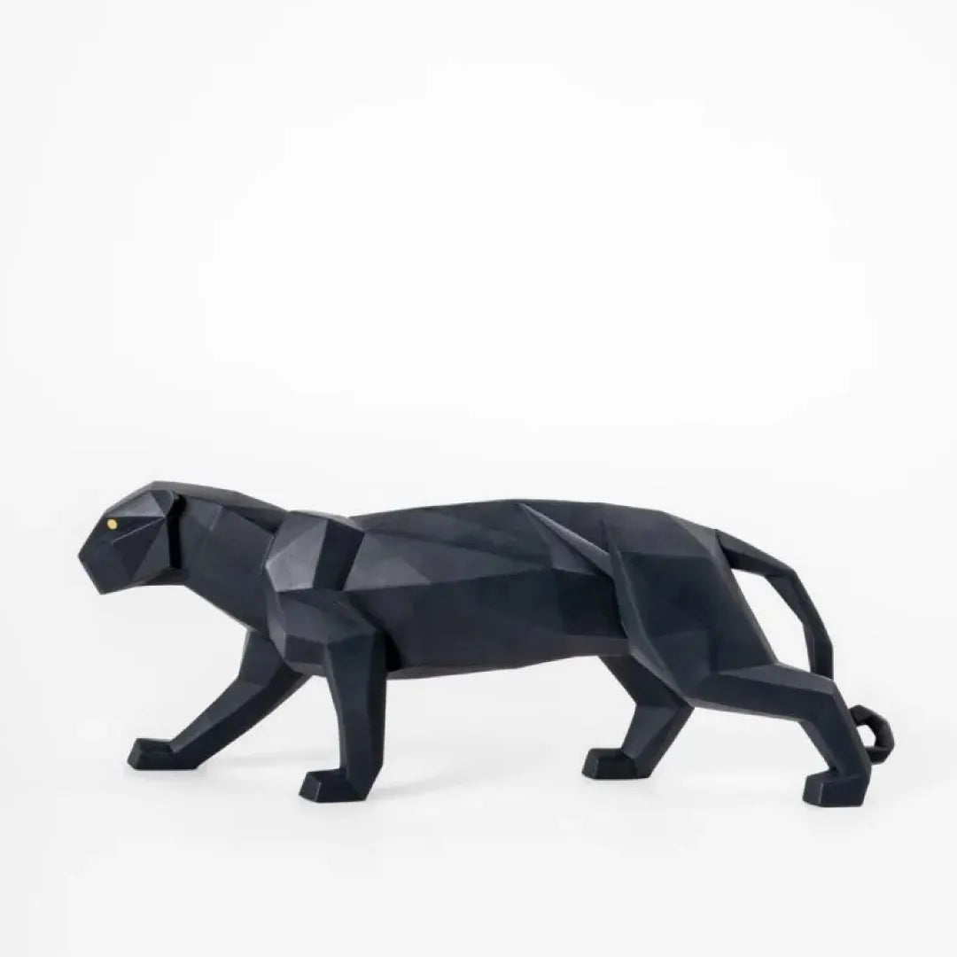 LLADRO:Origami-Panther BK リヤドロ アートフィギュア 折り紙/パンサー