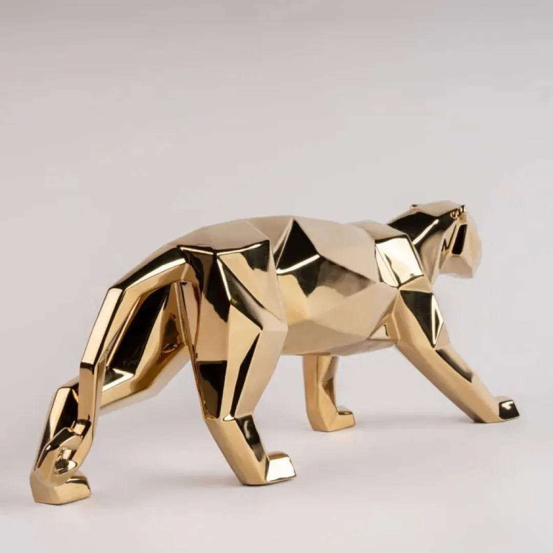 LLADRO:Origami-Panther GLD リヤドロ アートフィギュア 折り紙/パンサー
