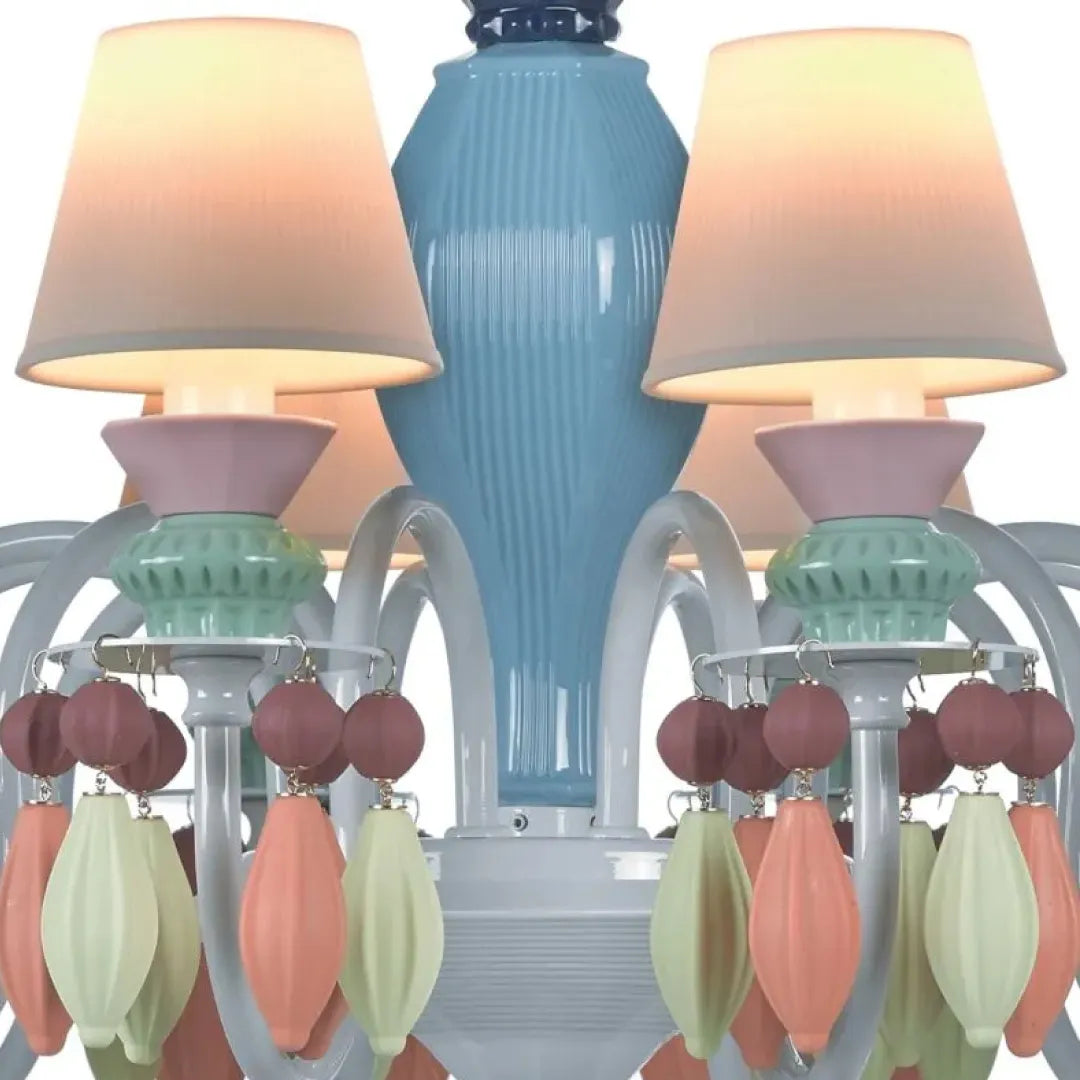 LLADRO:Belle de Nuit-Chandelier12 MLT リヤドロ シャンデリア 12灯