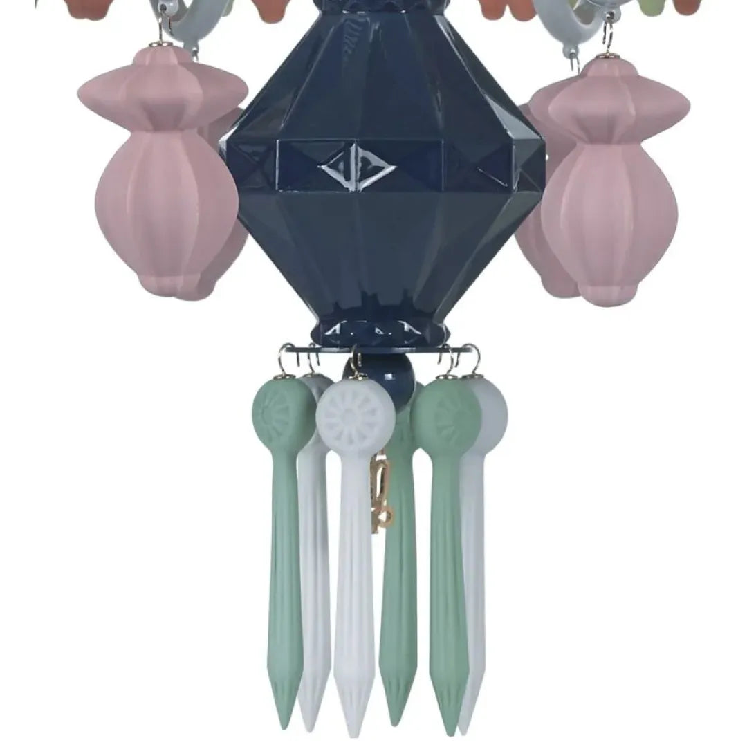 LLADRO:Belle de Nuit-Chandelier12 MLT リヤドロ シャンデリア 12灯