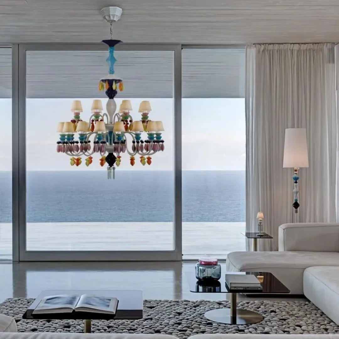 LLADRO:Belle de Nuit-Chandelier24 MLT リヤドロ シャンデリア 24灯