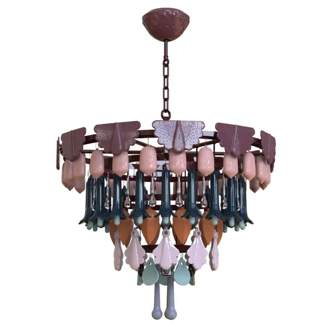 LLADRO:Seasons Chandelier 7 FALL リヤドロ シャンデリア 7灯