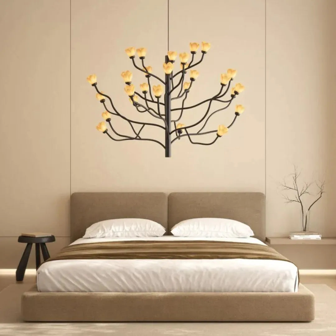 LLADRO:Mokuren Chandelier リヤドロ モクレン シャンデリア