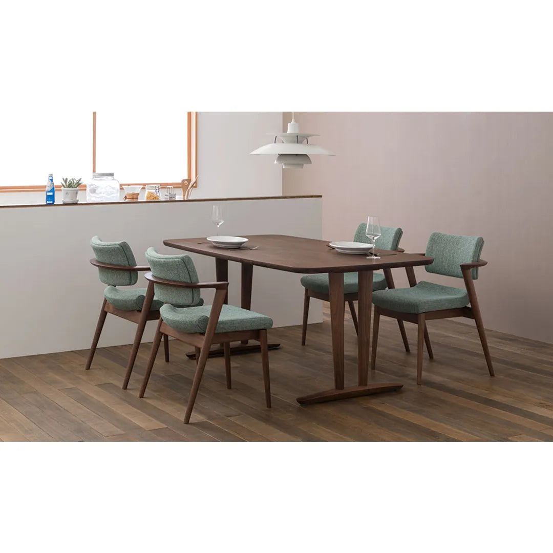 HIDA:SEOTO-EX Armchair WN(wooden seat) 飛騨産業 セオト-EX アームチェア ウォルナット/板座