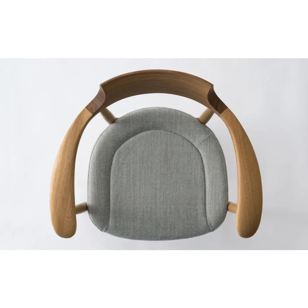CRESCENT Armchair WN(upholstered seat)