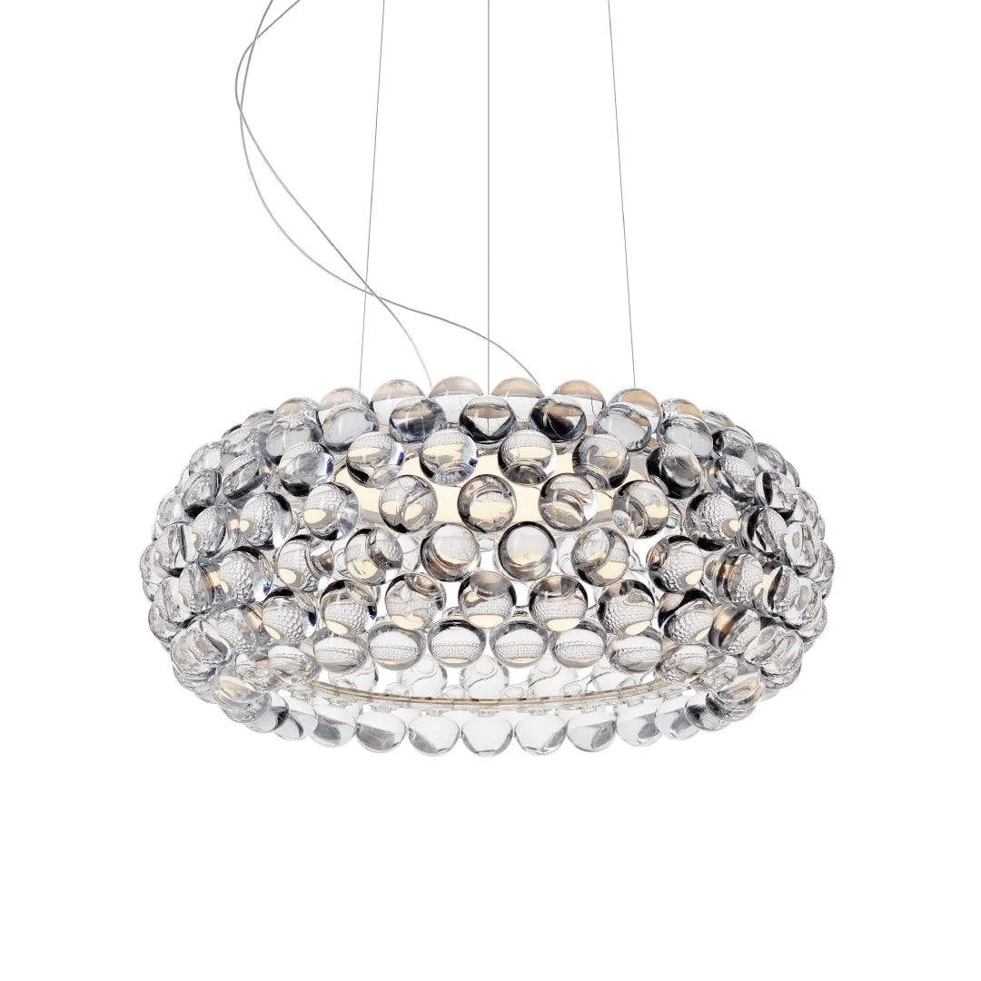 FOSCARINI Caboche Plus Pendant Media クリア ペンダントランプ
