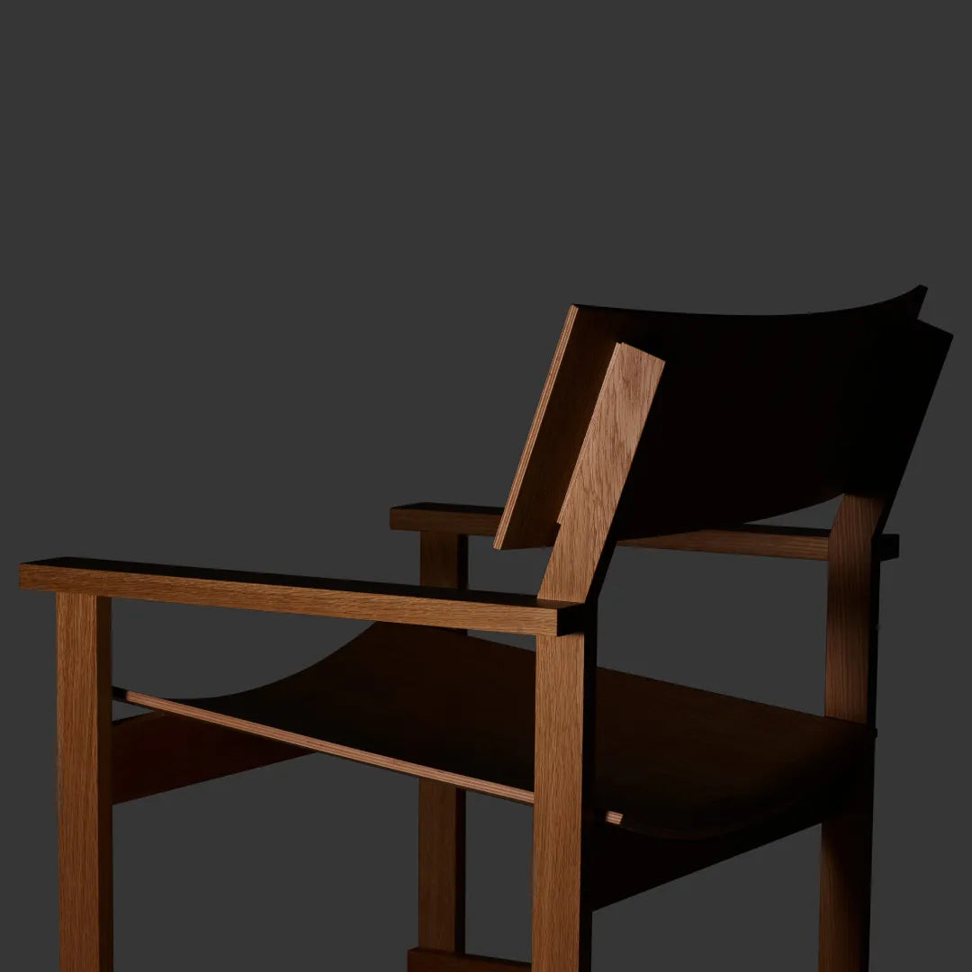 Makuri Lounge Chair(wooden sheet)