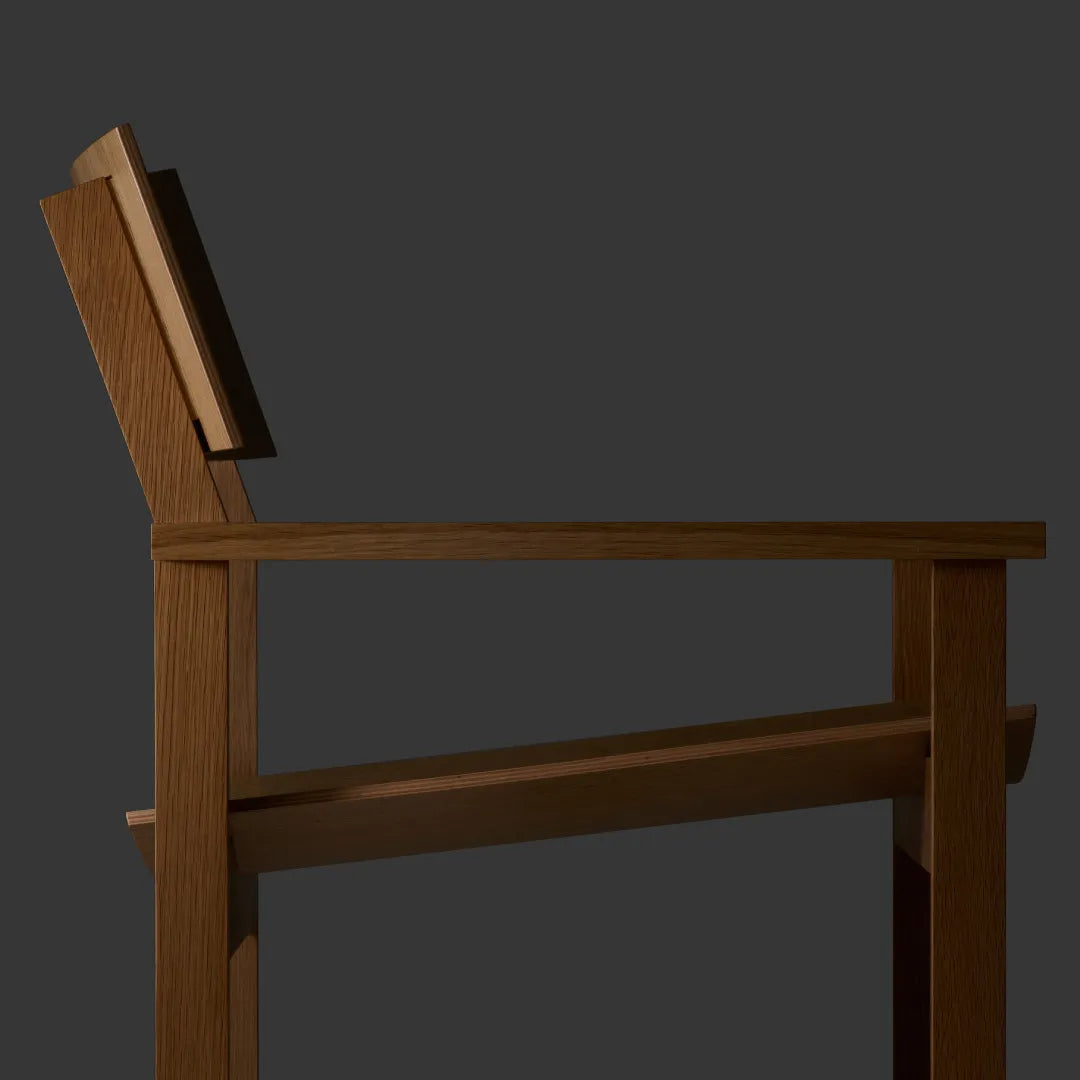 Makuri Lounge Chair(wooden sheet)