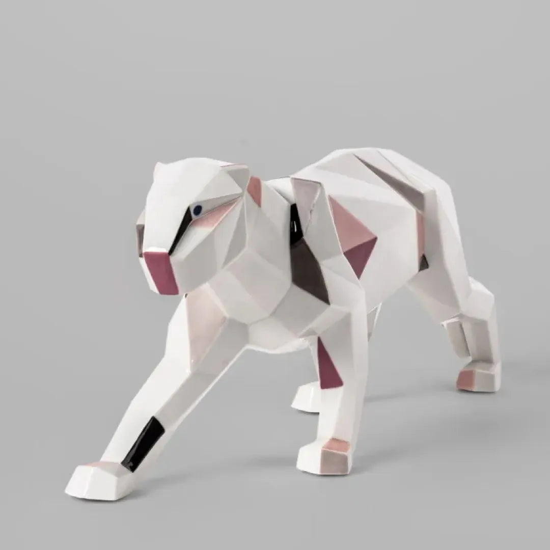 LLADRO：Origami-Panther　リヤドロ アートフィギュア 折り紙/パンサー