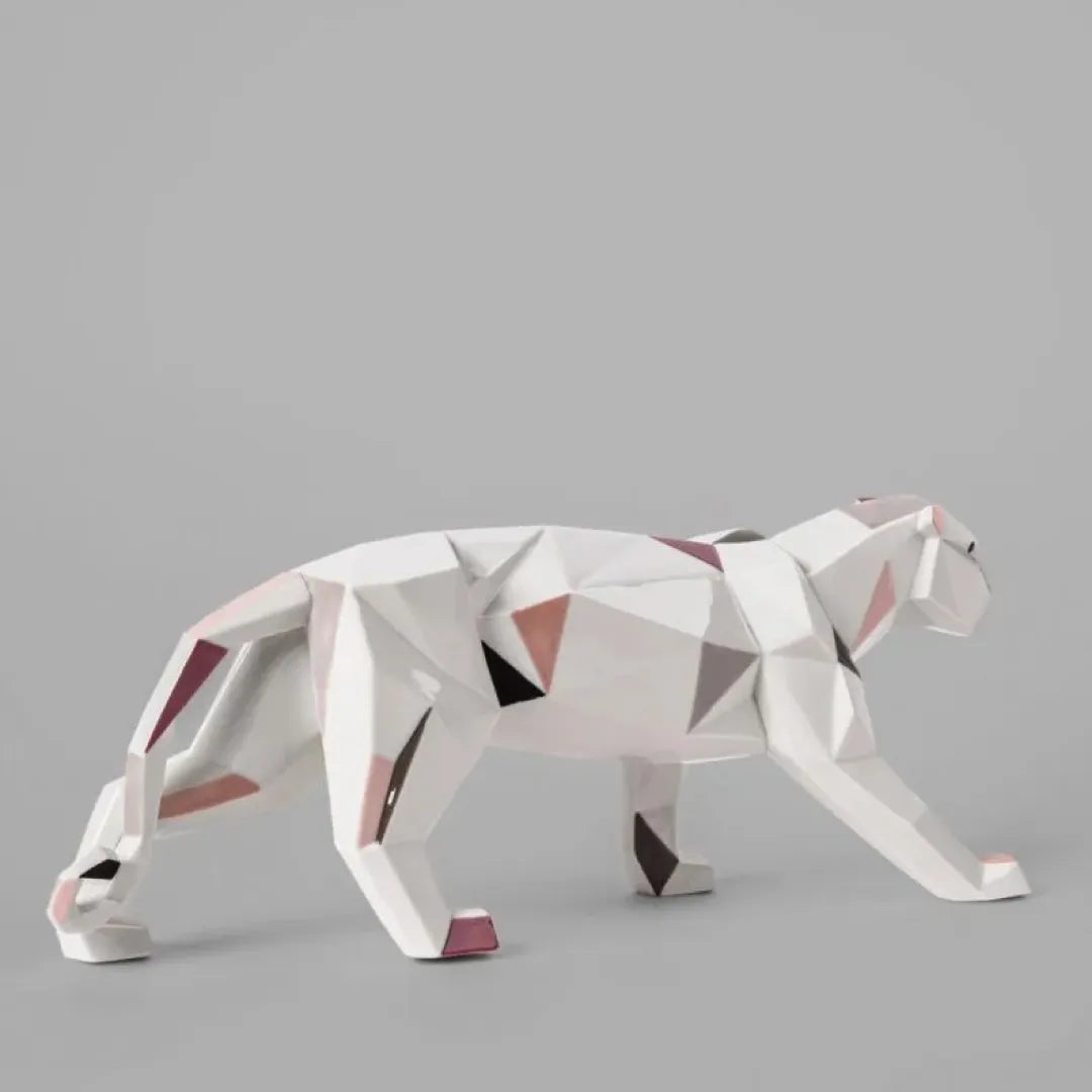 LLADRO：Origami-Panther　リヤドロ アートフィギュア 折り紙/パンサー