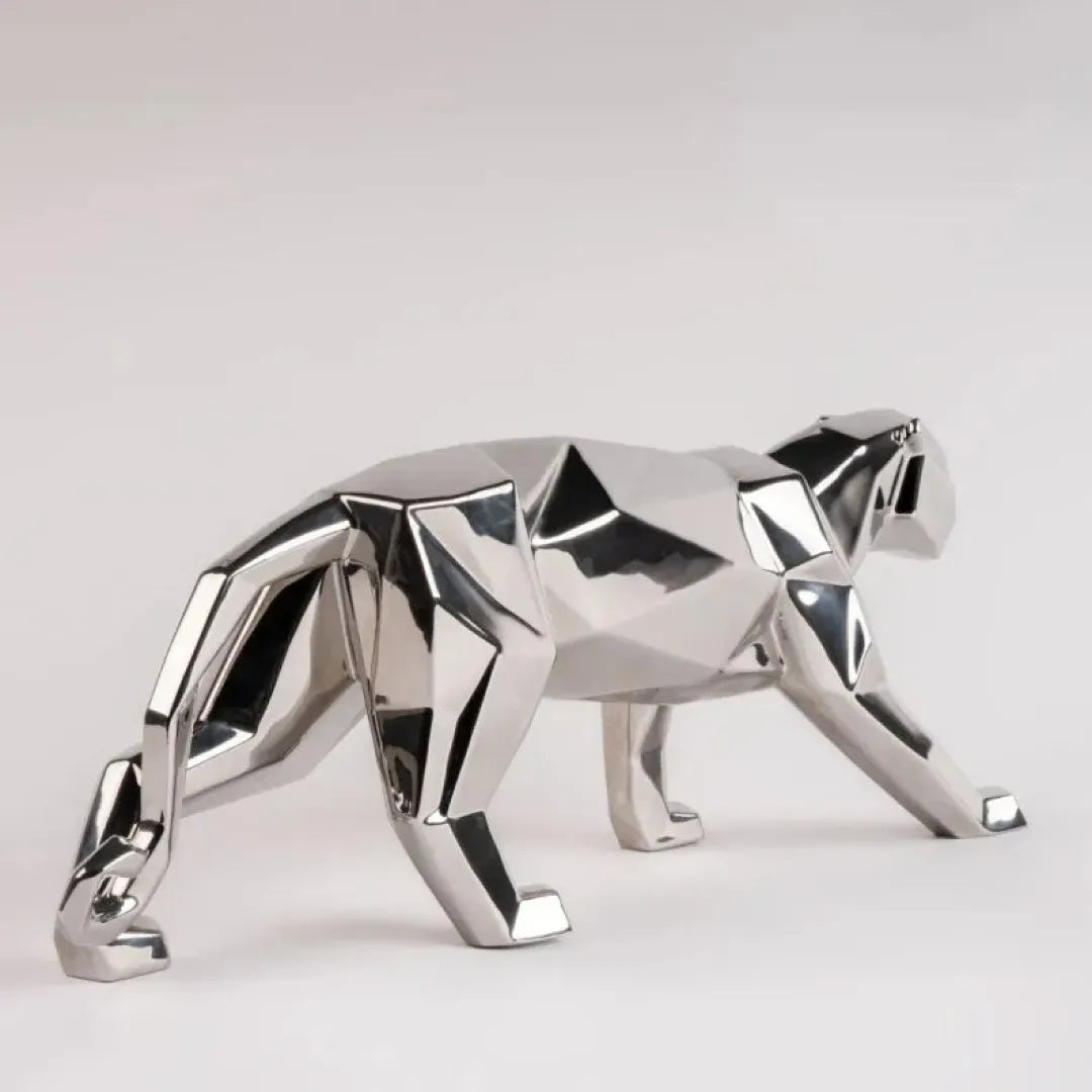 LLADRO：Origami-Panther SLV　リヤドロ アートフィギュア 折り紙/パンサー
