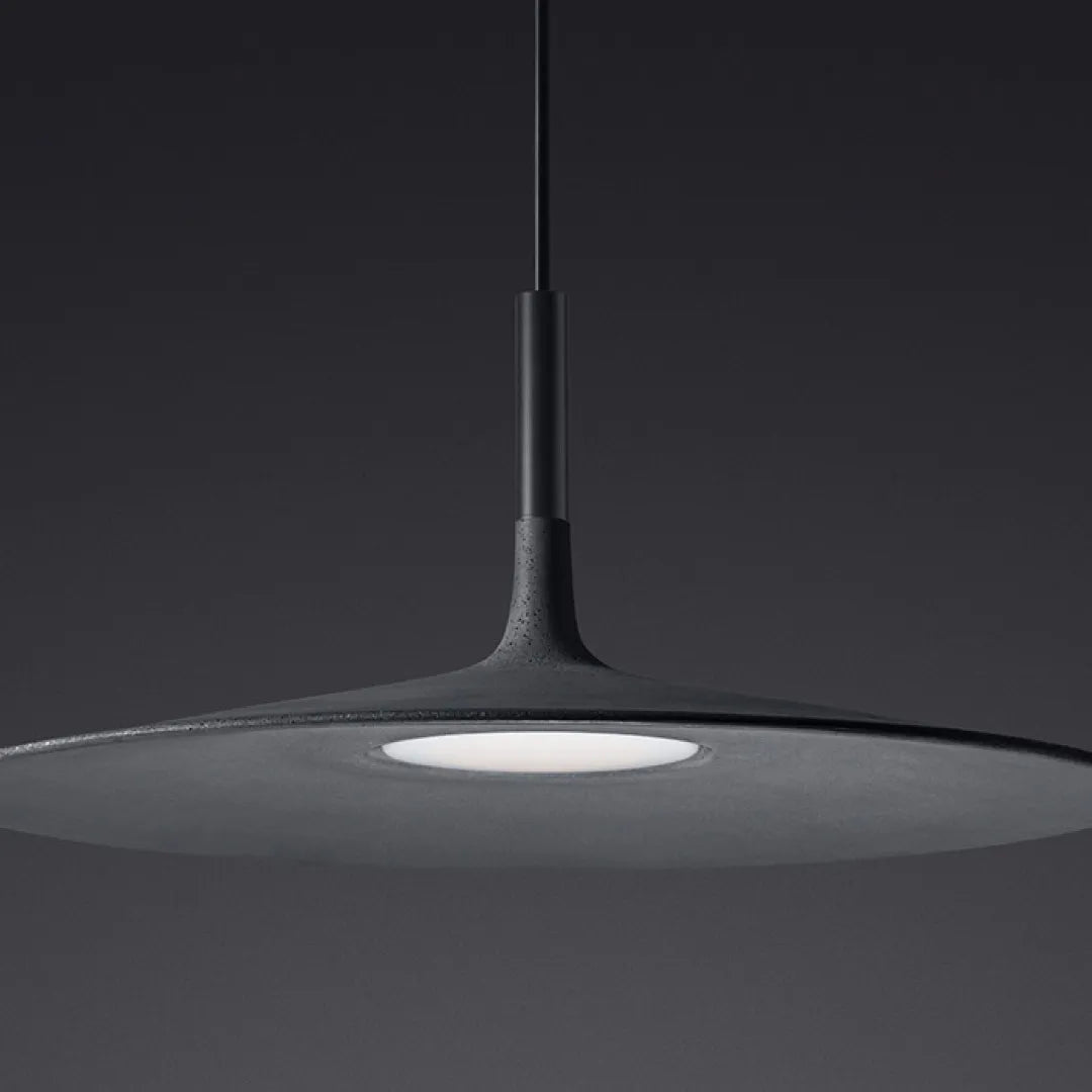 FOSCARINI Aplomb large アンスラサイト ペンダントランプ